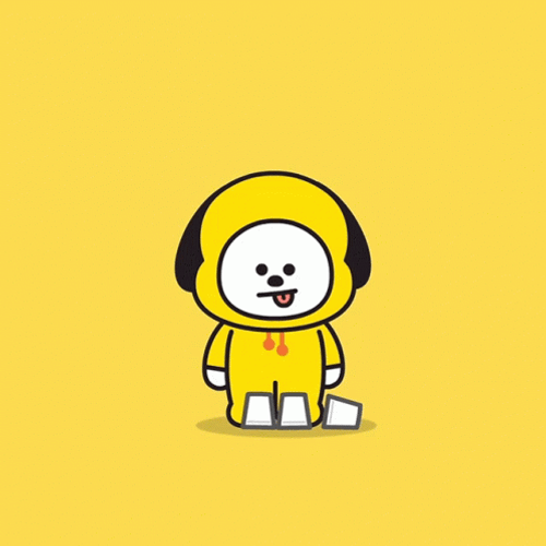 BT21 Chimmy Grooving To Music GIF