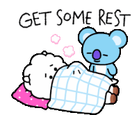 Bt21 Get Some Rest Sticker GIF