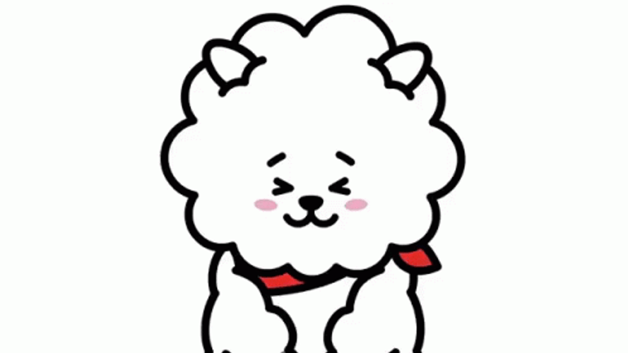 BT21 RJ Saying OK GIF