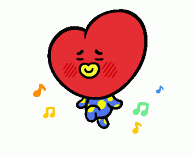 BT21 Tata Dancing To The Beat GIF