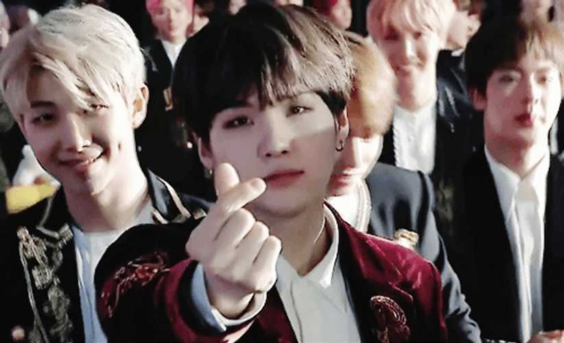 Bts Group Heart Sign GIF