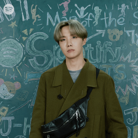 Bts Jhope 7 Hand Sign Spotify GIF