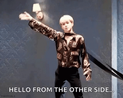 Bts Jimin Hello From The Other Side GIF