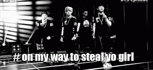 Bts On The Way To Steal Yo Girl GIF