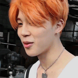Bts Park Jimin Orange Hair GIF