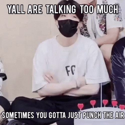 Bts Suga Punching Air GIF