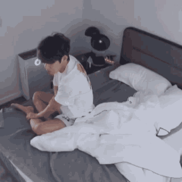 Bts Taehyung Sleeping GIF