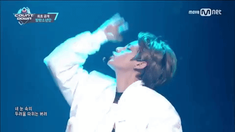 Bts V Kim Taehyung Singing GIF
