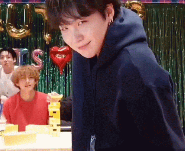 BTS Yoongi Heart Effect GIF
