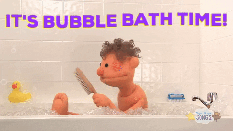 Bubble Bate Self Care GIF