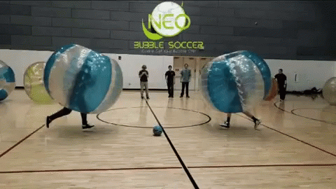 Bubble Boy Soccer GIF