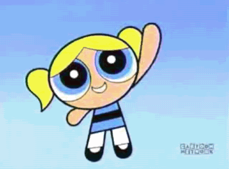 Bubbles Just Saying Hi Hand Wave GIF