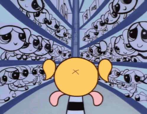 Bubbles Powerpuff Girls Among Bubbles GIF
