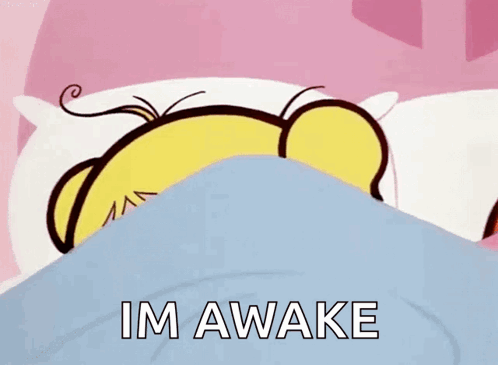 Bubbles Sleeping with Im Awake