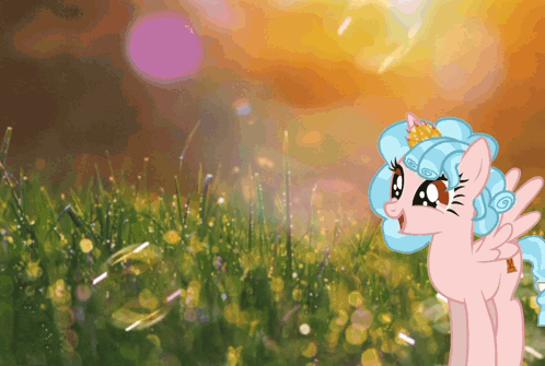 Bubbly Little Pony On Happy August GIF