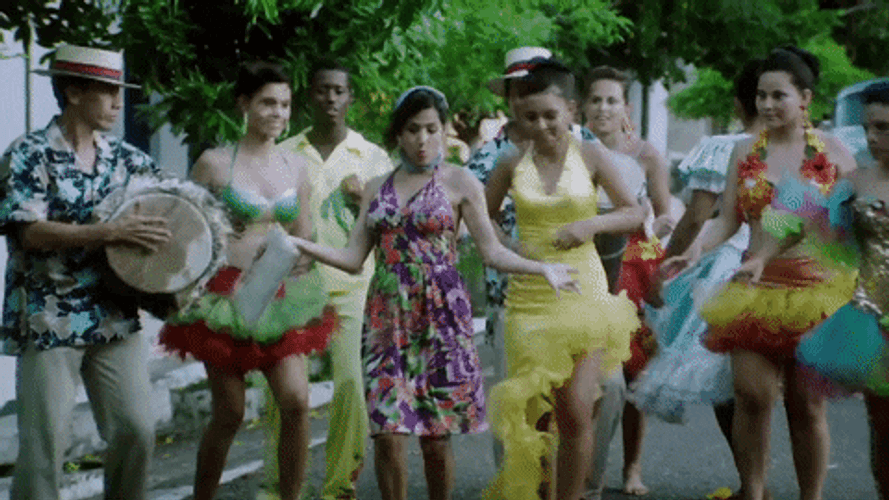 Bubbly Mexican Dancing On The Street GIF