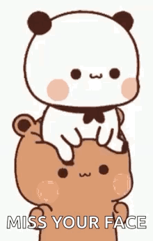 Bubu On Dudu Head Miss Your Face GIF