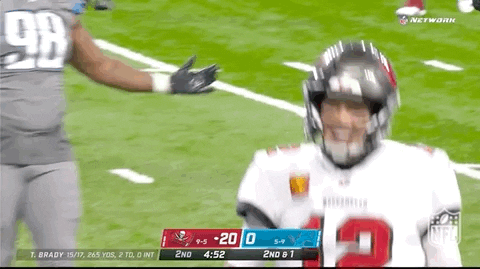Buccaneers Chris Godwin And Tom Brady Chest Bump GIF