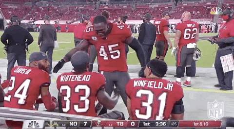 Buccaneers Devin White Dancing With Jordan Whitehead GIF