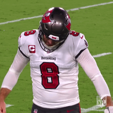 Buccaneers Football Player Standing On Field GIF