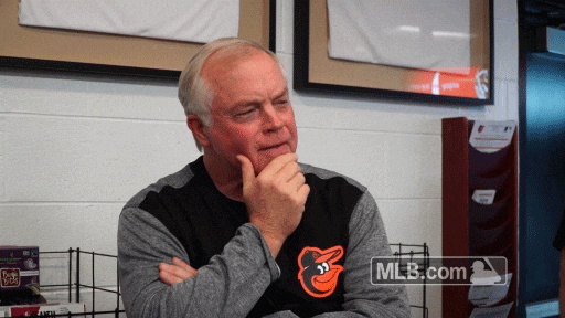 Buck Showalter Watching Carefully The Orioles Team GIF