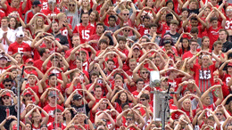 Buckeyes Crowd Exercising GIF