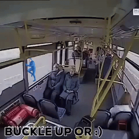 Bus Accident Buckle Up Or GIF