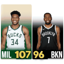 Bucks And Nets Basketball Players GIF