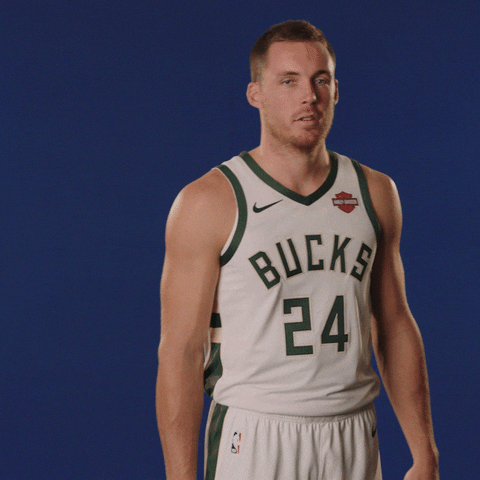 Bucks Pat Connaughton Winky Face GIF