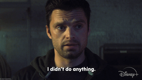 Bucky Barnes Didn't Do Anything GIF