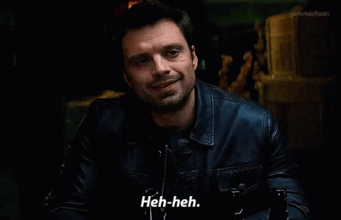 Bucky Barnes He He Smile GIF