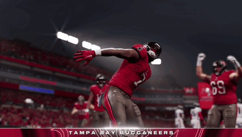 Bucky Irving #7 Tampa Bay Buccaneers GIF