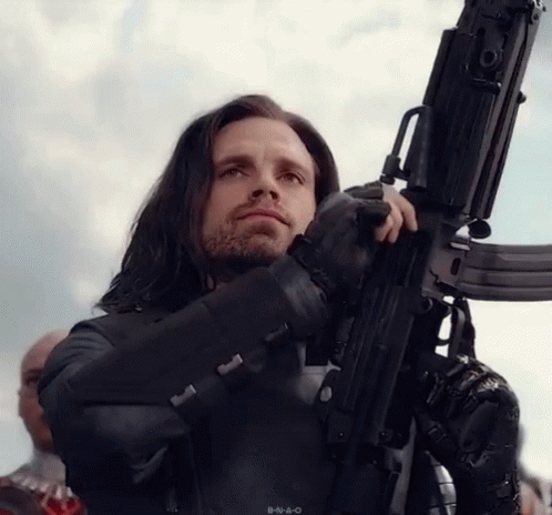 Bucky Loading To Shoot GIF