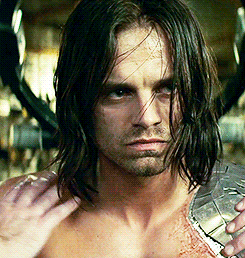 Bucky Mad Looking GIF