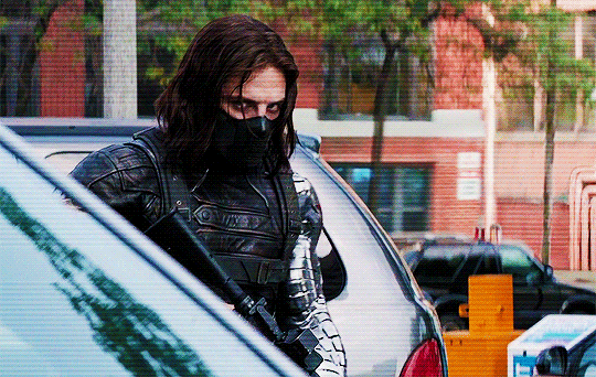 Bucky Reloading On Streets GIF