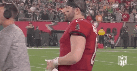 Bucs Baker Mayfield Clapping Fiercely GIF