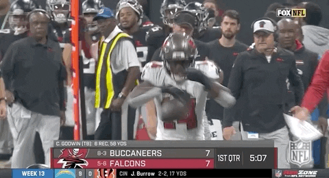 Bucs Chris Godwin Being Fierce Walking GIF