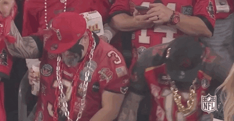 Bucs Fans Rejoicing For Victory GIF