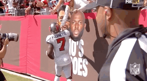Bucs Leonard Fournette Given Head From Fans GIF