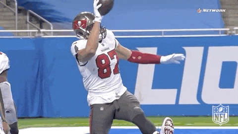 Bucs Mike Evans Throw Ball Hard GIF
