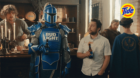 Bud Light Knight Commercial GIF