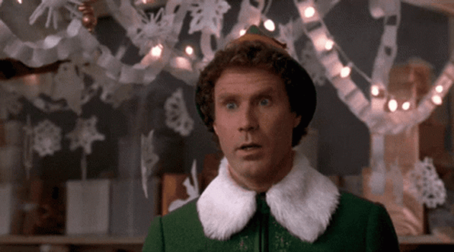 Buddy The Elf Hilarious Winking GIF