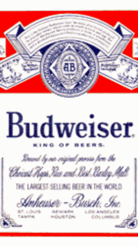 Budweiser King of Beers Bottle
