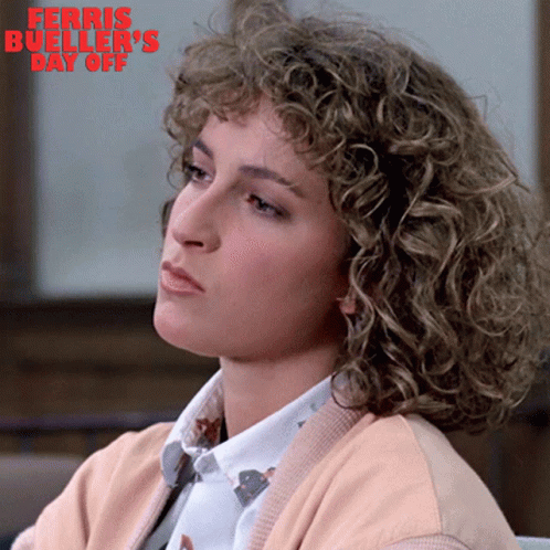 Bueller Movie Jennifer Grey Mad GIF