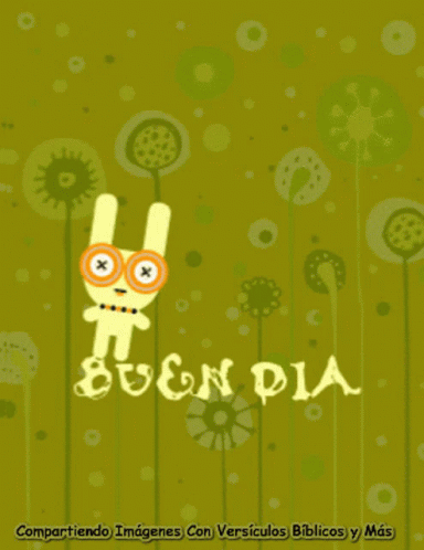 Buen Dia Bunny Digital Art GIF