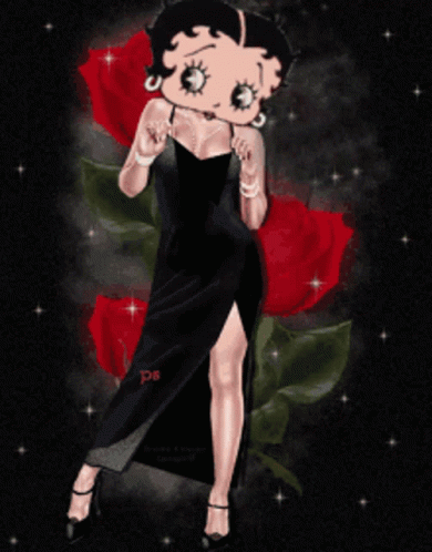 Buenas Noches Betty Boop 390 X 498 Gif GIF