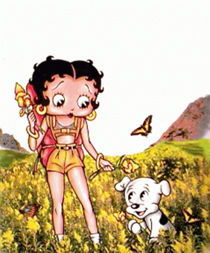 Buenas Noches Betty Boop 412 X 498 Gif GIF
