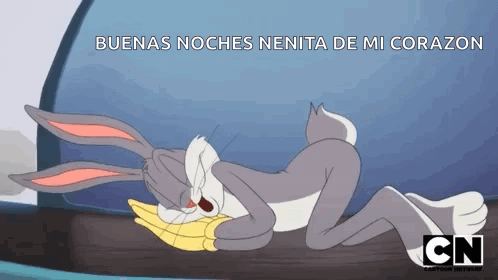 Buenas Noches Bugs Bunny 498 X 280 Gif GIF