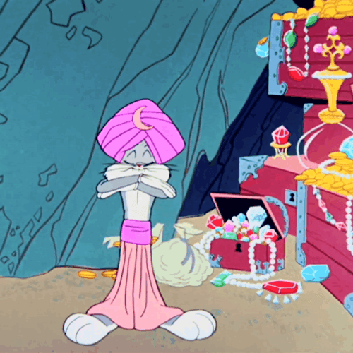 Buenas Noches Bugs Bunny GIF