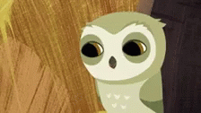 Buenas Noches Buho 224 X 126 Gif GIF